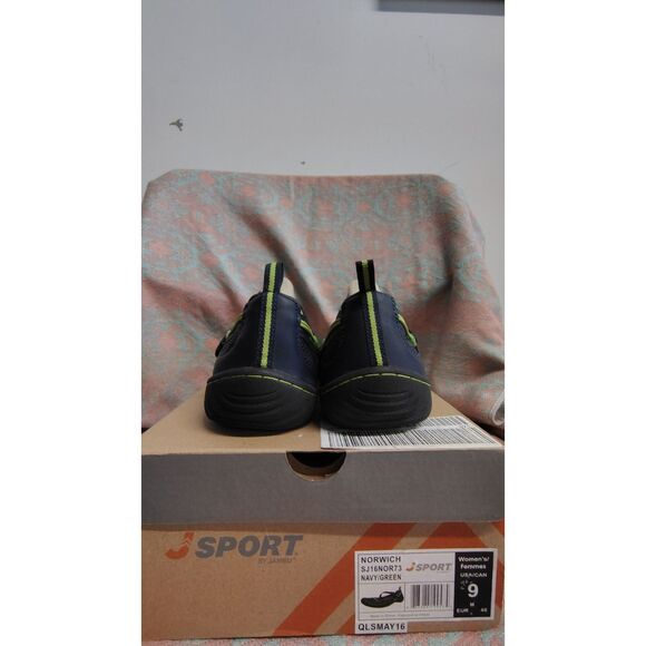 Jambu Jsport Women's Navy/Green Memory Foam Comfort Shoes Size 9‎ - Picture 3 of 7